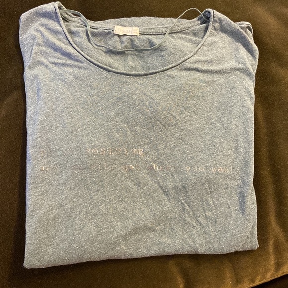 OYSHO Sleeping Shirt Green- Think Positive and you will get where you want Small - Picture 1 of 4